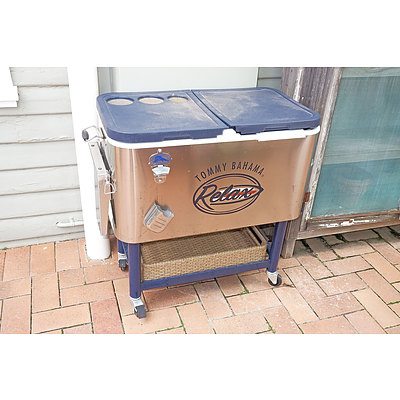 Tommy Bahama Stainless Steel Mobile Esky