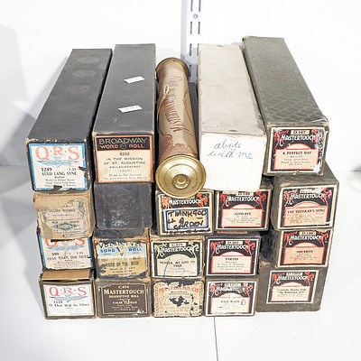 Collection of Pianola Rolls