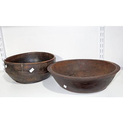 Two Vintage Tribal Bowls