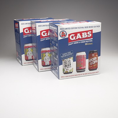 Three Mixed Gabs Craft Beer Festival Six Packs