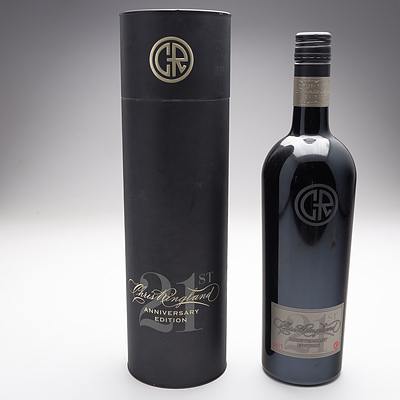 Chris Ringland 21st Anniversary Edition 2012 Barossa Ranges Shiraz in Presentation Case, Bottle Number 2277