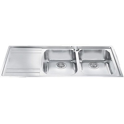 Smeg 1LE116A3CB6 Dual Bowl Stainless Steel Sink - Brand New - RRP $1050.00