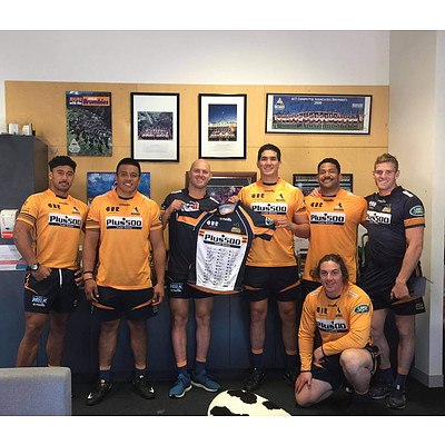 Plus500 Brumbies Rugby Jersey - 2020 Global Pandemic Edition - Signed