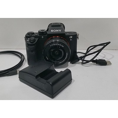 Sony A7sii 35mm Full Frame E-mount DLSR Camera