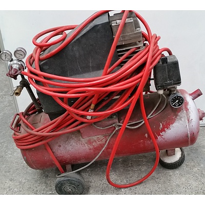 Atlas Copco Automan TE15 Air Compressor and Tools
