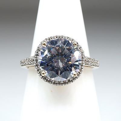 9ct Yellow Gold and CZ, 3.6g