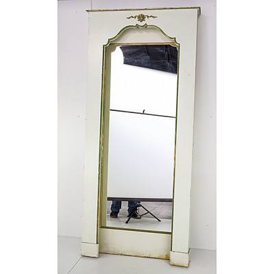Carved and Painted Mirror Nook Suitable for a Vintage Clothes Shop
