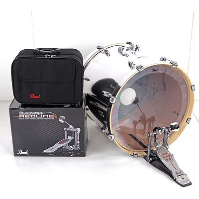 Pearl 22” Bass Drum and Eliminator Redline Pedal – Combined RRP $698