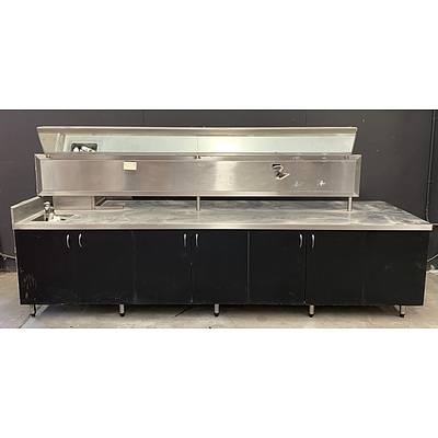 Commercial Stainless Steel Kitchen Preparation Bench