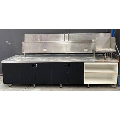 Commercial Stainless Steel Kitchen Preparation Bench