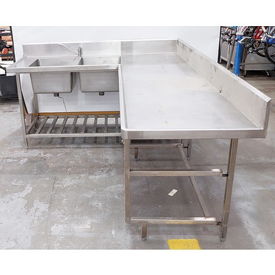 Commercial Stainless Steel Preparation Bench