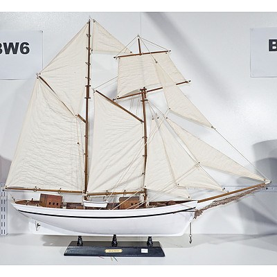 Model Of The Belle-Poule Sailing Ship