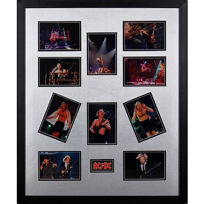Framed ACDC Photo Montage