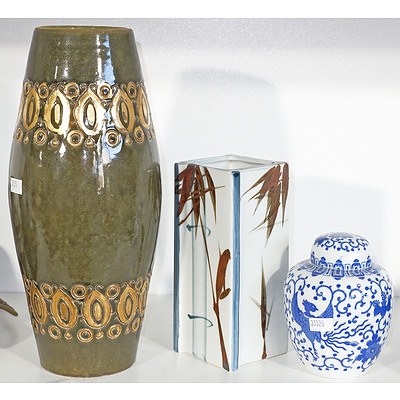 Various Italian and Asian Glazed Ceramics