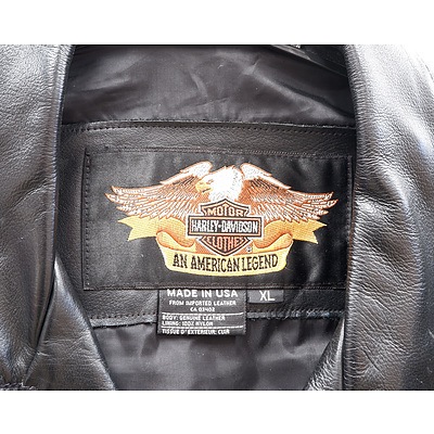 Harley Davidson Leather Jacket Size XL
