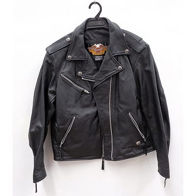 Harley Davidson Women's Leather Jacket Size L