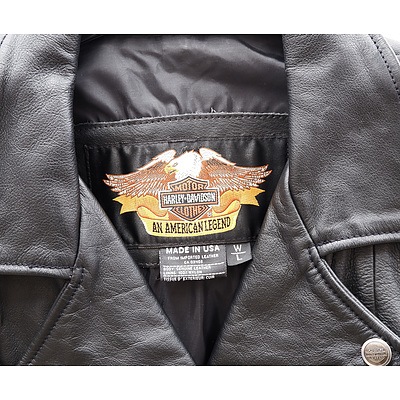 Harley Davidson Women's Leather Jacket Size L