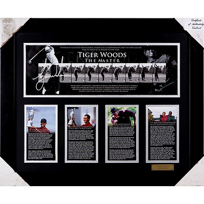 Limited Edition Tiger Woods 'The Master' Presentation, 290/499