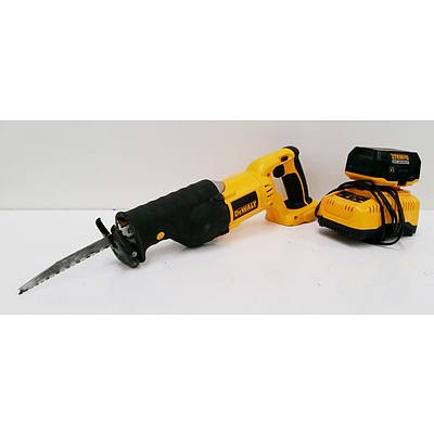DeWalt DC385-XE Cordless Reciprocating Saw with Battery and Charger