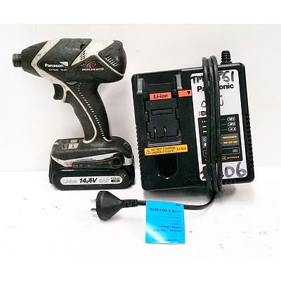 Panasonic EY7540 14.4V Impact Driver with Battery and Charger