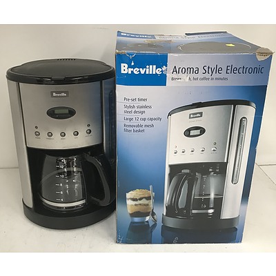 Breville Aroma Style Electronic Coffee Machine
