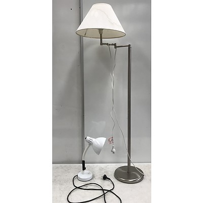Floor Lamp and Desk Lamp