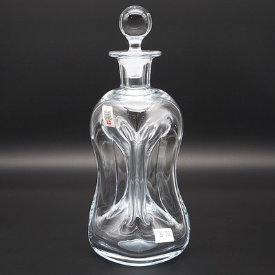 Holmegaard Glass 'Cluck Cluck' Decanter