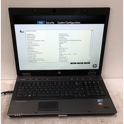 HP EliteBook 8740w 17-Inch Core i5 (M-520) 2.40GHz Laptop