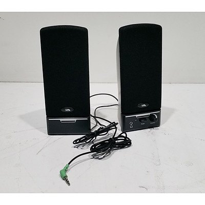 Group of 10 PA Branded Computer Speakers