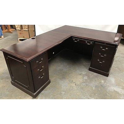 Paoli Two Piece Corner Desk
