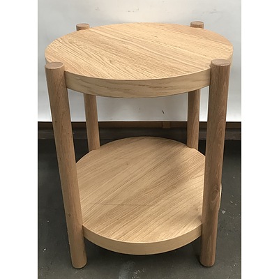 Two Tier Round Side Table