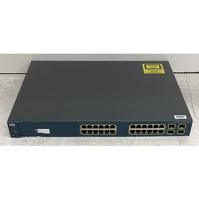 Cisco Catalyst (WS-C3560G-24TS-E V03) 3560G Series 24-Port Gigabit Managed Switch