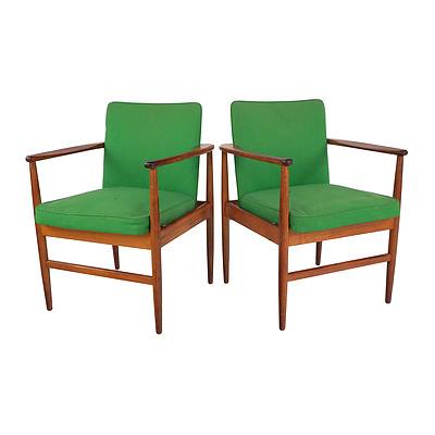 Pair of Vintage Stylecraft Armchairs Designed by Ross Cox
