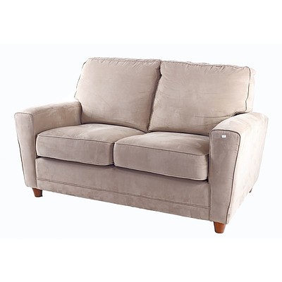 Pegar Faux Suede Two Seater Sofa