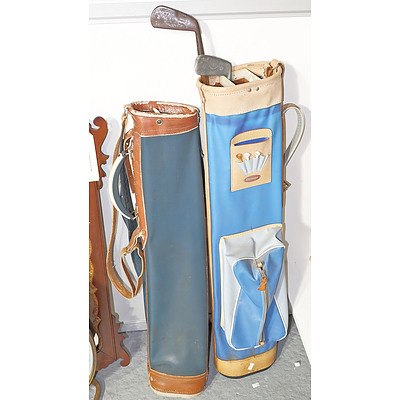 Two Vintage Golf Club Bags