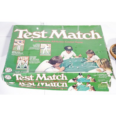 Two Boxed Test Match Cricket Board Games
