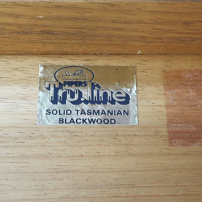 Vintage Piper Truline Tasmanian Blackwood Coffee Table with Shelf