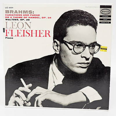 Brahms Variations and Fugue on a Theme of Handel Op.24, Waltzes Op.39 Leon Fleisher Piano, LP 33RPM