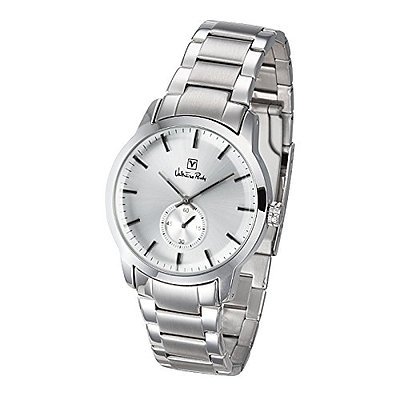 Valentino Rudy Men's watch with Stainless Steel band. Silver face.