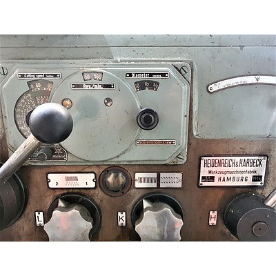 Vereinigte Drehbank-Fabri (VDF) Heidnreich & Harbeck E3 Standard Lathe & Accessories