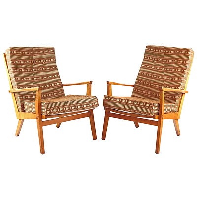 Pair of Retro Wrightbilt Armchairs, Circa 1960s