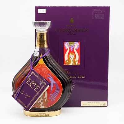 Rare Boxed Erte Edition No 2 Extra Courvoisier Cognac 700ml