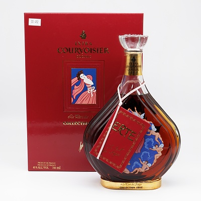 Rare Boxed Erte Edition No 7 Extra Courvoisier Cognac 700ml