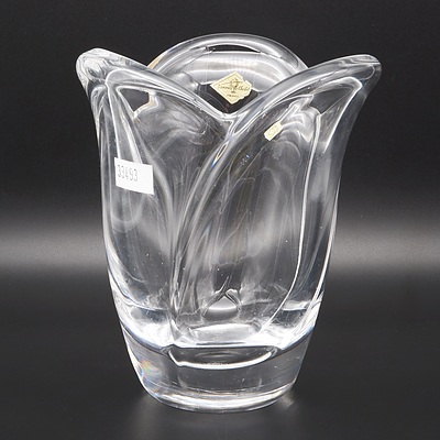 French Art Vannes Crystal Vase