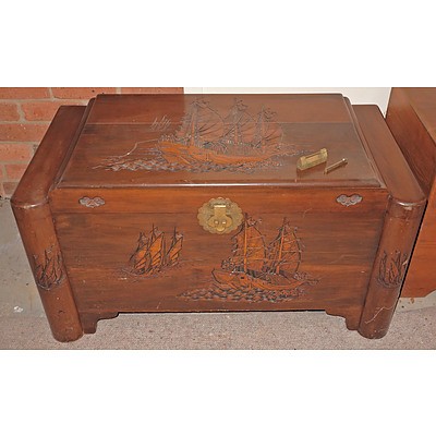 Large Chinese Camphorwood Chest