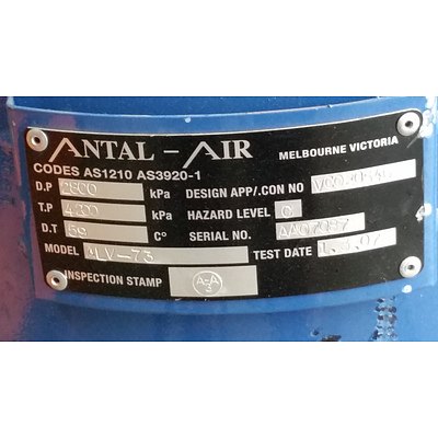 Bank of GEA Bock Refrigeration Compressors and Antal Air Receiving Tank