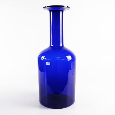 Very Large Gulvase Designed by Otto Brauer for Holmegaard