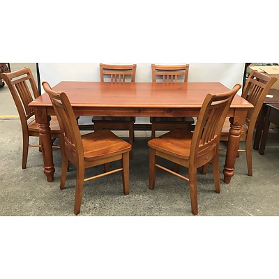 Balmoral Seven Piece Maple Dining Setting