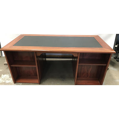 Solid Timber Partners Desk