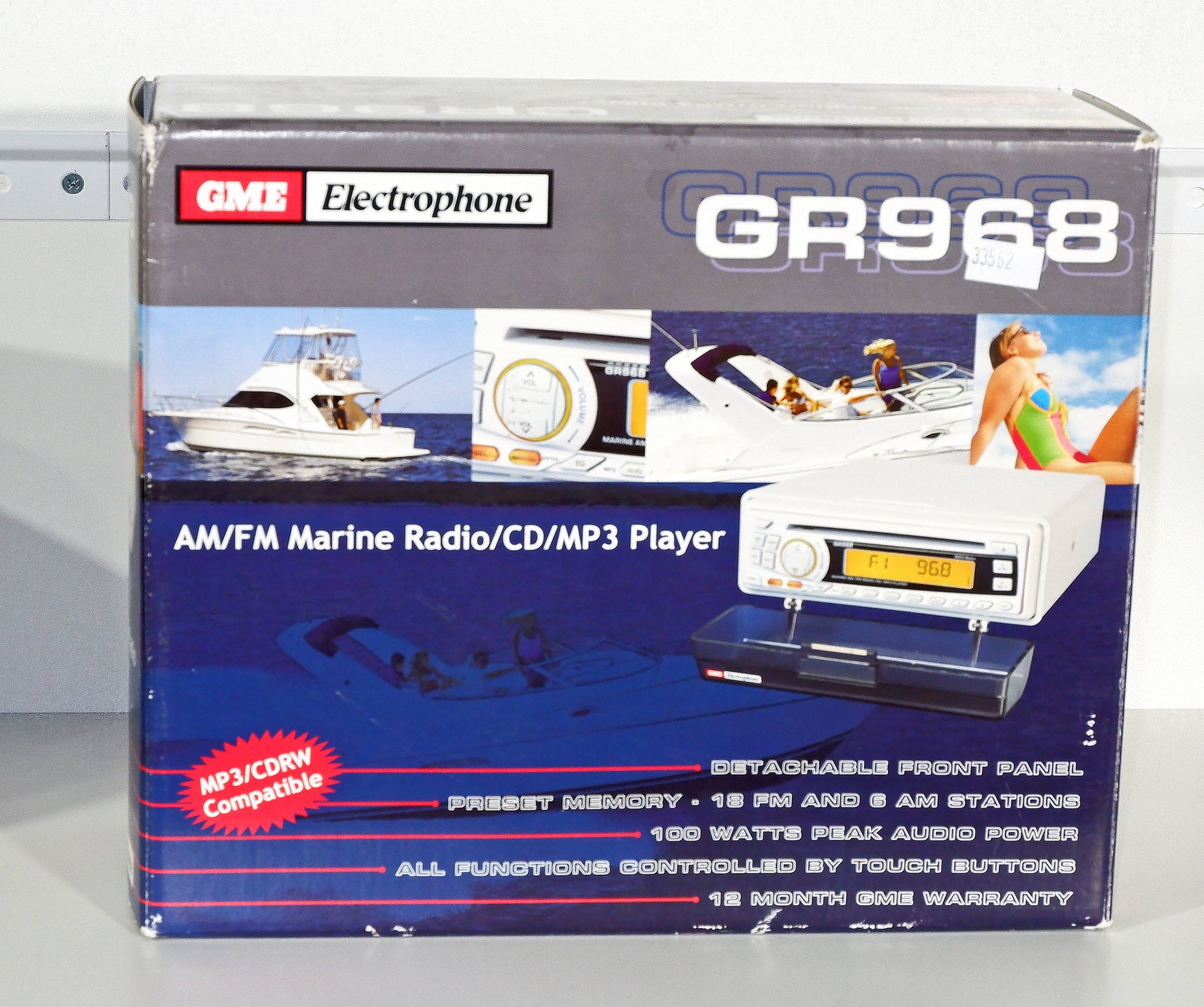GME Electrophone Am/FM Gr968 Marine Lot 1152235 ALLBIDS